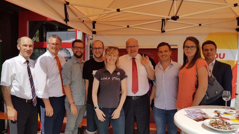 Kanzleramtsminister Peter Altmaier mit Mitgliedern der CDU