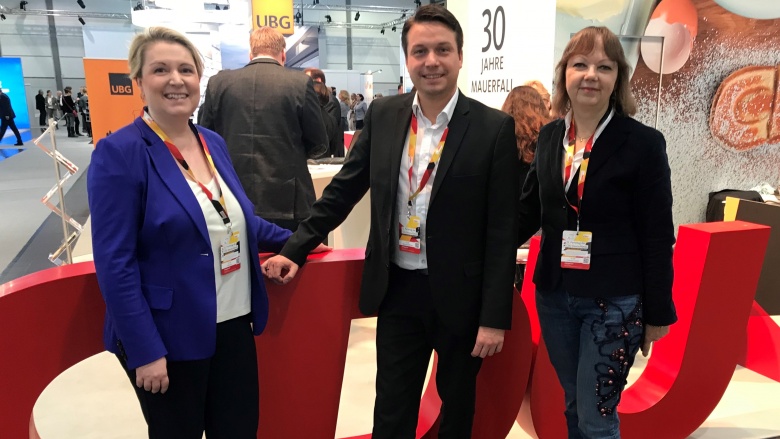 Die Reutlinger Delegierten Silke Kurz, Manuel Hailfinger und Gabriele Gaiser.