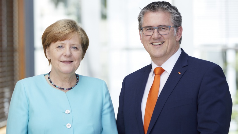 Angela Merkel und Michael Donth MdB
