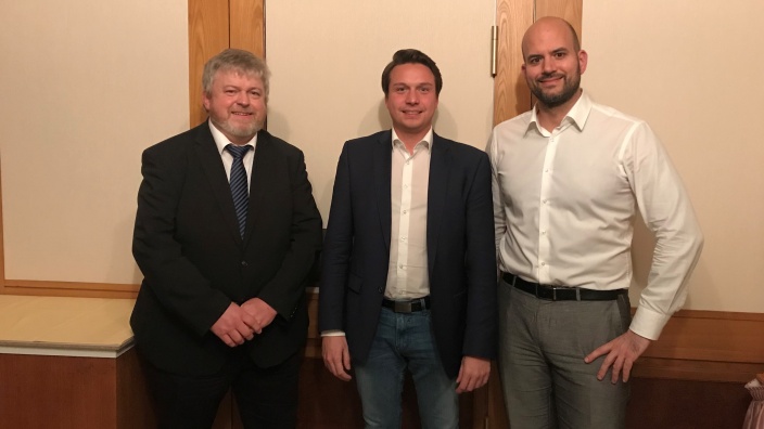 v.l. Dr. Gerd Gaiser, Manuel Hailfinger und Dr. Christian Majer