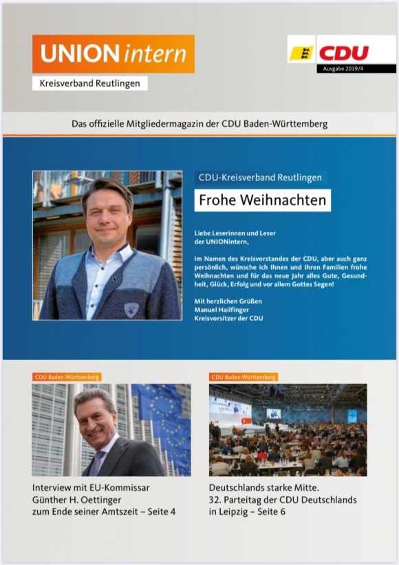 UNIONintern - Ausgabe 4 / 2019